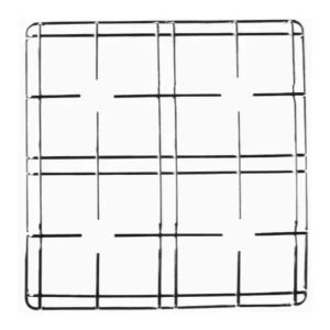 Griglia cucina Rex Salvarani in acciaio 4 fuochi piano cottura 46,8 x 45,8 cm - immagine 1