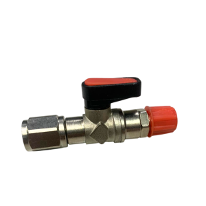 Rubinetto ricambio per bombola gas refrigerante R32-R290 uscita 1/4 - immagine 1