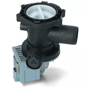Hotpoint Ariston Indesit Whirlpool Pompa scarico con filtro per lavatrice ricambio originale C00855480 - immagine 1