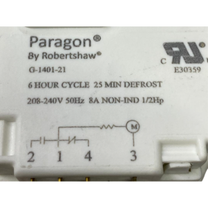 Timer paragon defrost sbrinamento congelatore frigorifero codice ricambio 481928218497 - immagine 3