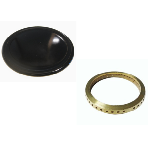 Spartifiamma anello + piattello fuoco medio cucina gas ricambio piano cottura Tecnogas - immagine 1