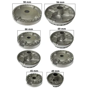 Kit bruciatori piattelli spartifiamma + tripla corona 6 fuochi hotpoint ariston - immagine 3