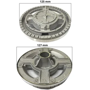 Kit bruciatori piattelli spartifiamma + tripla corona 6 fuochi hotpoint ariston - immagine 5