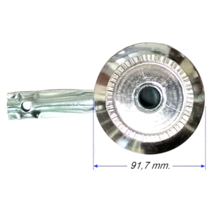 Bruciatore fornello Parker rapido medio dentato tubo lungo originale - immagine 1