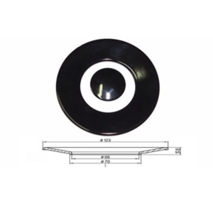 Spartifiamma piattelli lucidi per tripla corona cucina a gas Smeg - immagine 3