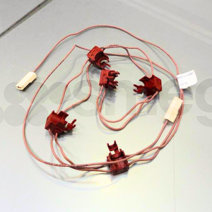 Gruppo catenaria accensione elettronica piano cottura cucina a gas Smeg 5 fuochi ricambio originale 694490752 - immagine 3