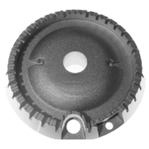 Serie 4 piattelli spartifiamma per piano cottura Whirlpool lucidi - immagine 3