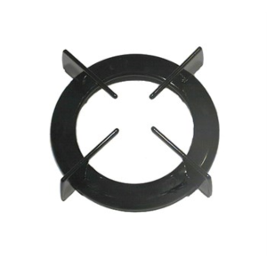 Griglia cucina Hotpoint Ariston 1 fuoco tonda nera diametro cm.19 con 4 perni - immagine 1