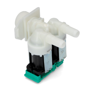 Elettrovalvola lavatrice Bosch Siemens 2 vie 180° codice ricambio 00615922 00428210 - immagine 2