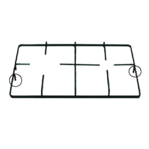 Griglia Cucina 2 Fuochi Piano Cottura Rex Zanussi Zoppas Castor 43.8 x 27.8 cm - immagine 1