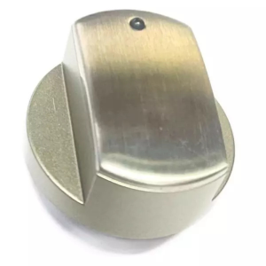 Manopola cucina piano cottura inox gas whirlpool ignis innesto 6 mm gambo mm 10 - immagine 1