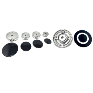 Kit 5 bruciatori + piattelli spartifiamma cucina a gas La Germania - immagine 1