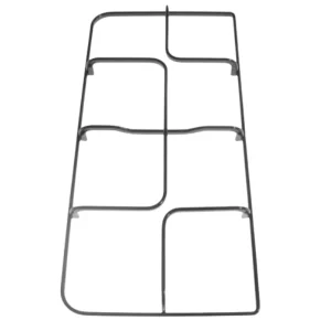 Foster Fitting Griglia cucina a gas 2 fuochi 46,2 x 22,9 cm. nera lucida - immagine 1