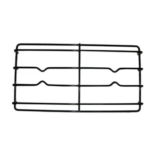 Samet Griglia 2 fuochi smaltata nera per cucina piano cottura 43,3 x 23 cm - immagine 1