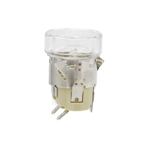 Portalampada completo di lampadina G9 40 W per forno Whirlpool Indesit Hotpoint Ariston ricambio originale 481010638530 - immagine 3