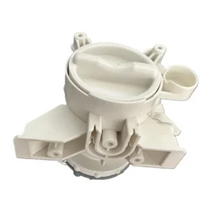 Pompa scarico completa di filtro lavatrice Candy Hoover Zerowatt codice ricambio 43014233 - immagine 4