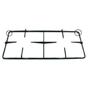 Griglia cucina 2 fuochi Areilos - Xper - Siltal nera lucida 50.8 x 27 cm - immagine 1