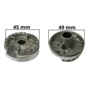 Kit 4 bruciatori + piattelli piano cottura Franke 4 fuochi Ricambi Originali Sabaf - immagine 9