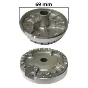 Kit 4 bruciatori + piattelli piano cottura Franke 4 fuochi Ricambi Originali Sabaf - immagine 8