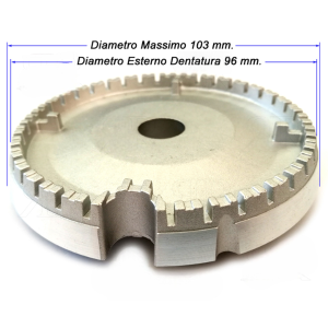 Piattello smaltato ultrarapido opaco ricambio cucina piano cottura Indesit Whirlpool - immagine 3
