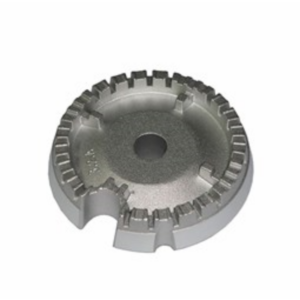 Piattello spartifiamma nero lucido semirapido medio ø mm 69 cucina a gas Indesit Whirlpool codice ricambio C00259878 - immagine 2