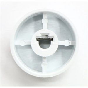 Manopola bianca cucina piano cottura Samet Smalvic Jollynox innesto 6mm - immagine 2