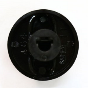 Nardi manopola cucina gas forno foro 6 mm nera diametro esterno mm. 39 gambo 28 mm. - immagine 3
